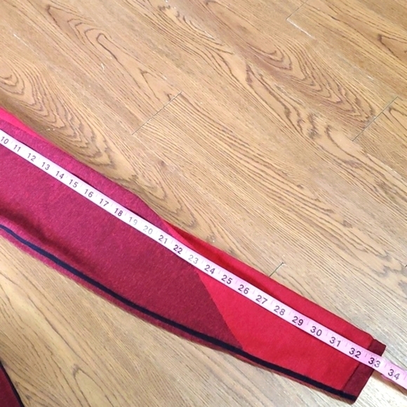 2019 NWOT Victoria's Secret PINK Seamless Bodycon Red Stretch Leggings Size XS - Picture 8 of 13